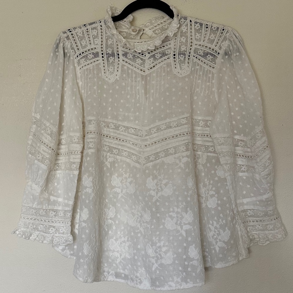 NWT LoveShackFancy Shelly Top - Picture 2 of 9
